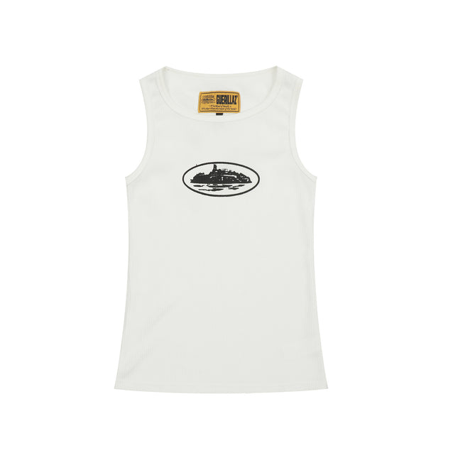 Basic LOGO Crew Neck Sleeveless Vest T-Shirt