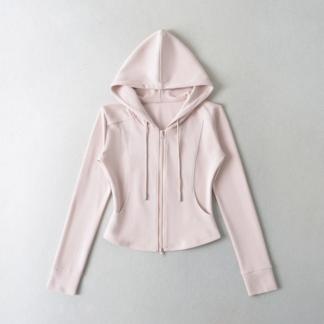 Women’s Zip Hoodie and Flared Pants Set