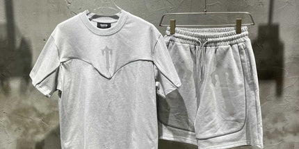 Reflective Embroidery T-Shirt & Shorts Set