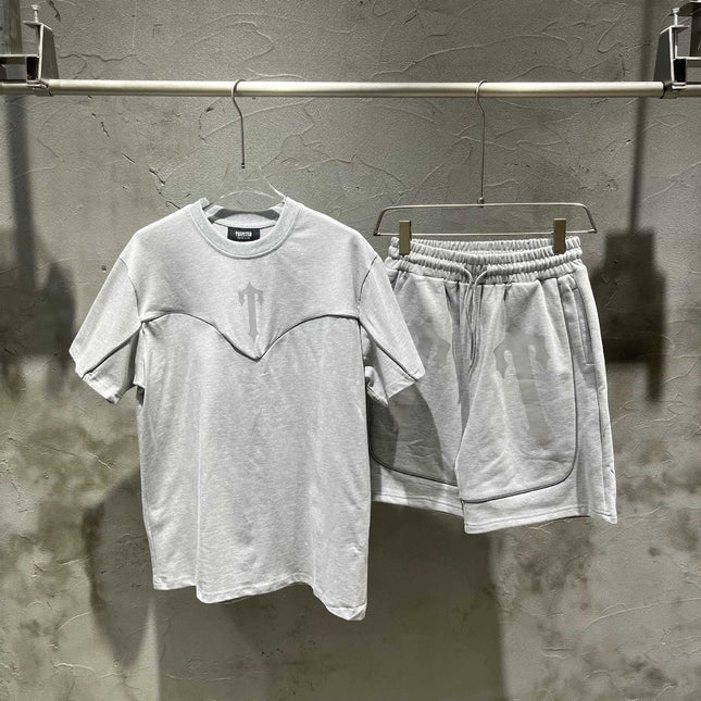 Reflective Embroidery T-Shirt & Shorts Set