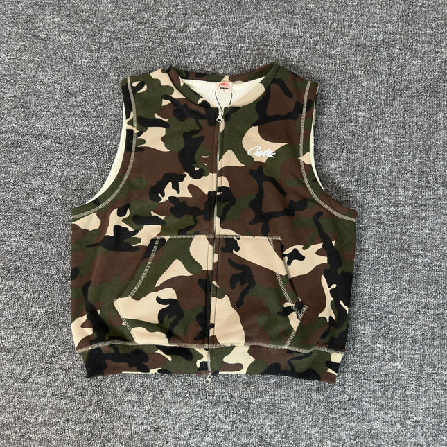 Streetwear Zipper Vest and Shorts Set