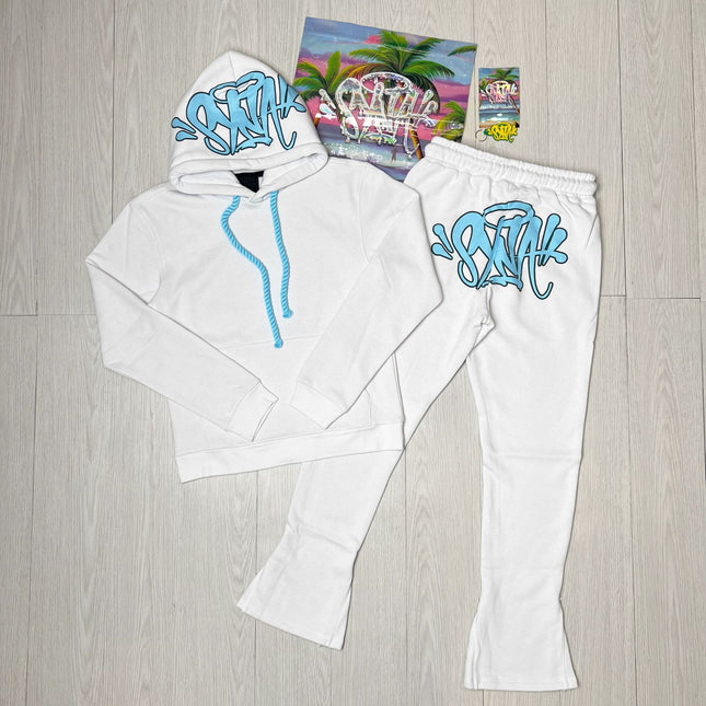 High Quality Syna Hip Hop Foam Print T-Shirt Set