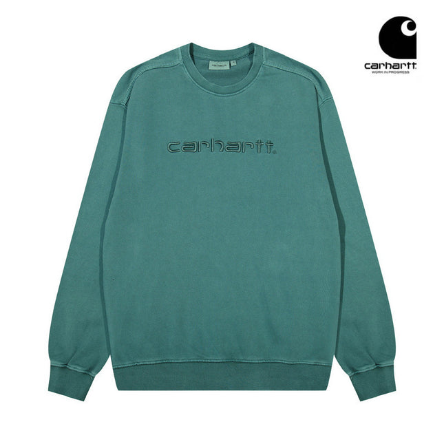 Retro Loose Crew Neck Sweatshirt for Couples