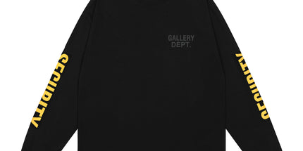 GALLERY DEPT Cotton Loose Long Sleeve Letter Tee