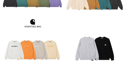Retro Loose Crew Neck Sweatshirt for Couples