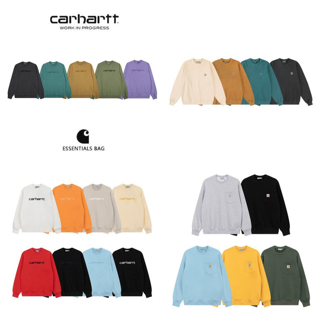 Retro Loose Crew Neck Sweatshirt for Couples