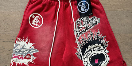 Distressed Baggy Streetwear Shorts