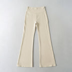 Khaki Flared Pants