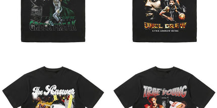 NBA Star Retro T-Shirt - Curry Kobe Morant Rose