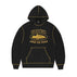 S / Black and yellow print sweatshirt