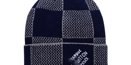 Classic Leather Label Unisex Knitted Beanie