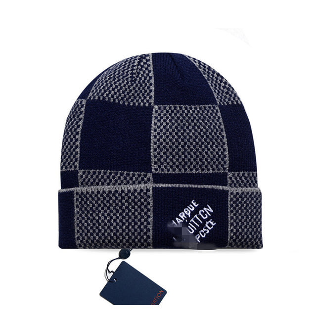 Classic Leather Label Unisex Knitted Beanie