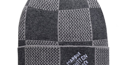 Classic Leather Label Unisex Knitted Beanie