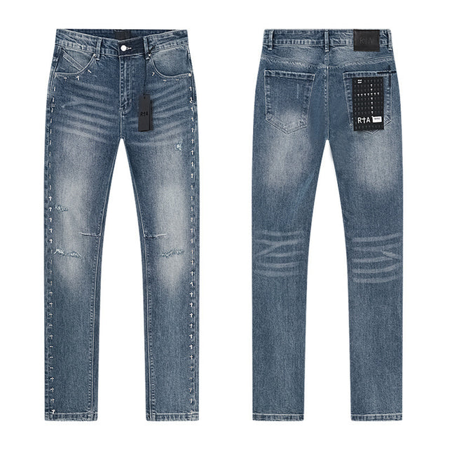 Ripped Jeans foreign high street wear