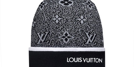 Classic Leather Label Unisex Knitted Beanie