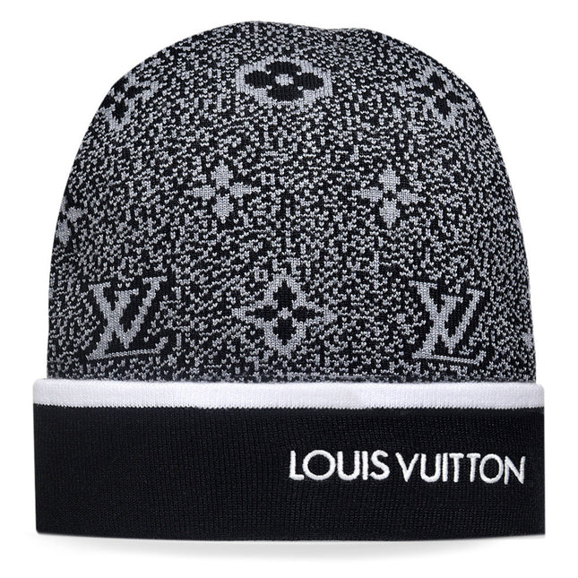 Classic Leather Label Unisex Knitted Beanie