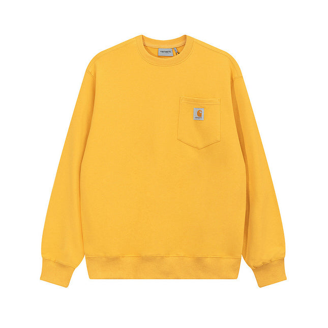 Retro Loose Crew Neck Sweatshirt for Couples