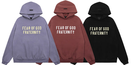 ESSENTIALS fleece Hooded Set