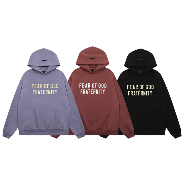 ESSENTIALS fleece Hooded Set