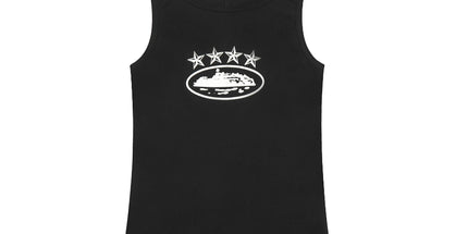 Basic LOGO Crew Neck Sleeveless Vest T-Shirt
