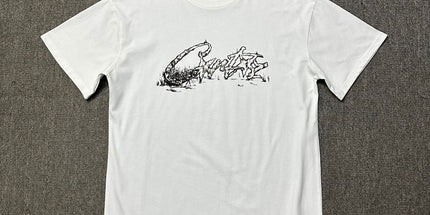 240g Unisex Letter Logo T-Shirt