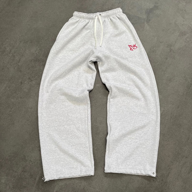 Y2K Streetwear Letter Embroidery Loose Sweatpants
