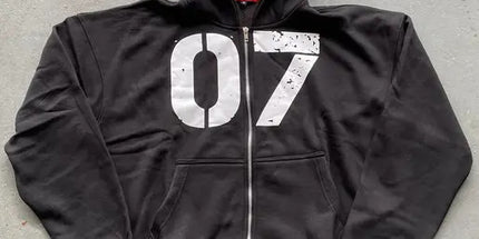 07 Trendy Street Zipper Hooded Pants Set