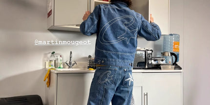 Corteiz C-Star Denim
Trucker Jacket Tracksuit