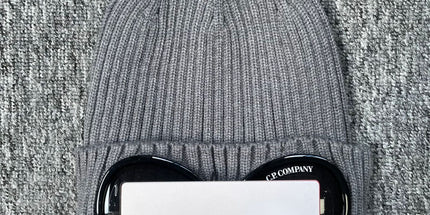Rib CP Glasses Knit Caps - Unisex Winter Warmth