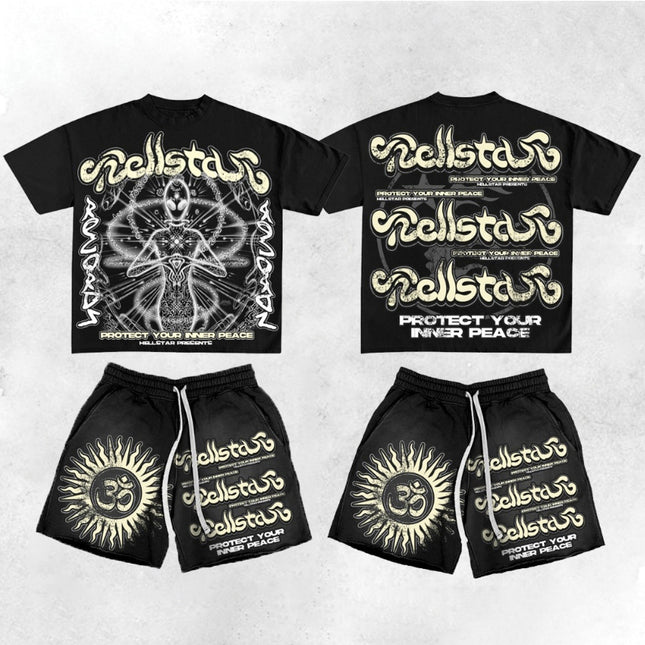 Crew Neck T-Shirt & Shorts Set