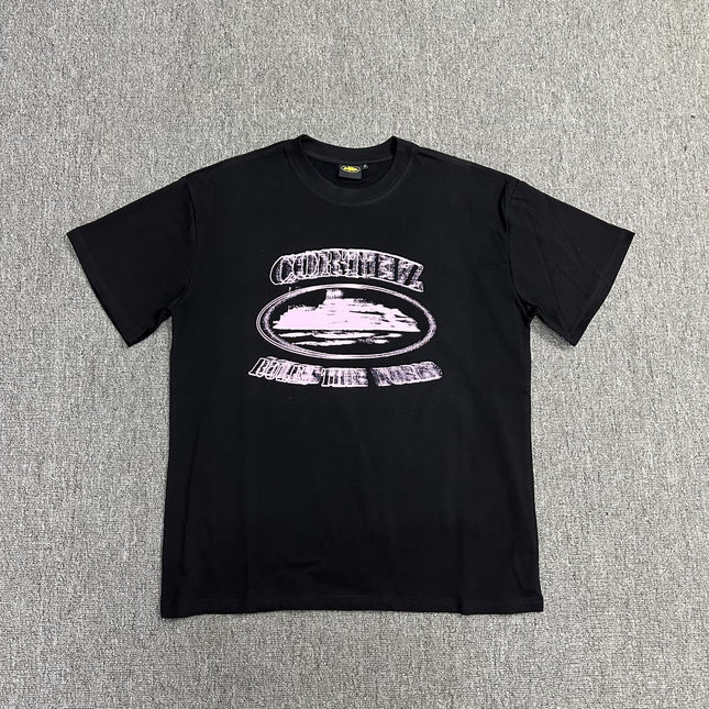 240g Unisex Letter Logo T-Shirt
