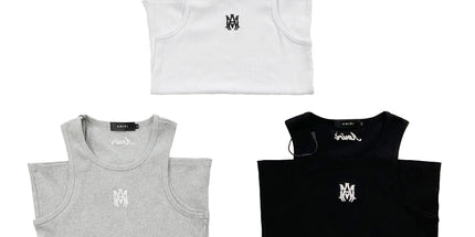 AM Embroidery Casual Sports Vest Unisex