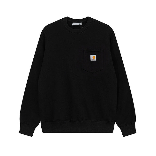 Retro Loose Crew Neck Sweatshirt for Couples