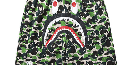 Japanese Shark Head Casual Quick-Dry Beach Shorts
