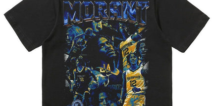 NBA Star Retro T-Shirt - Curry Kobe Morant Rose