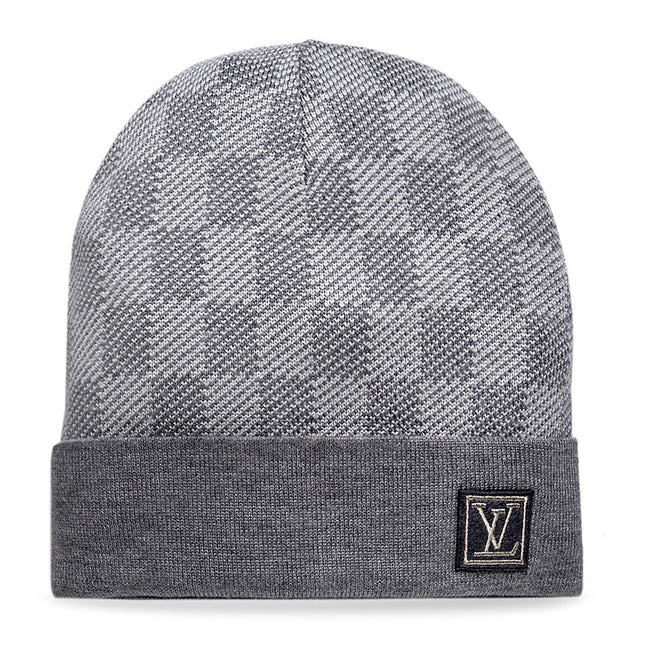 Classic Leather Label Unisex Knitted Beanie