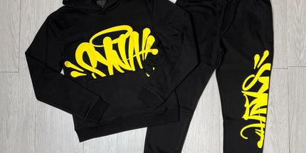 High Quality Syna Hip Hop Foam Print T-Shirt Set