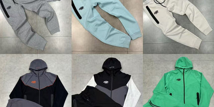 Contrast Stitch Hooded Cardigan Set