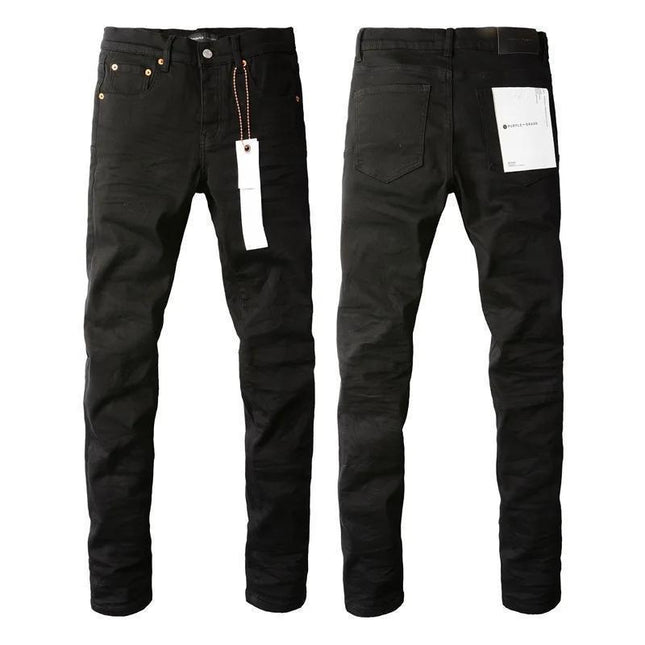 vintage hole slim stretch jeans