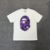 S / white
