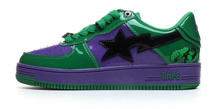 Patent Low-Top Casual Sneakers