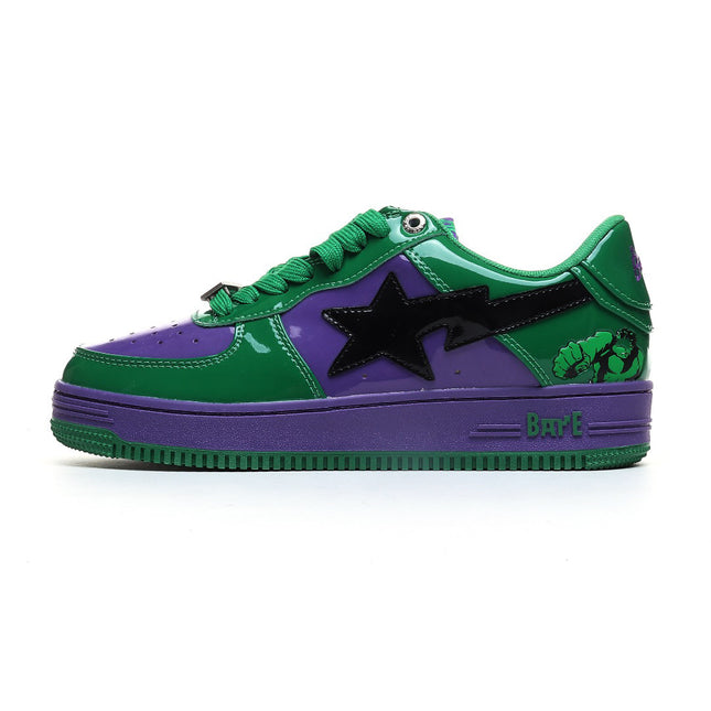 Patent Low-Top Casual Sneakers