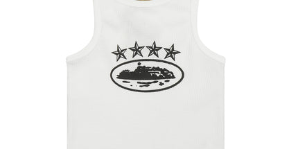 Basic LOGO Crew Neck Sleeveless Vest T-Shirt