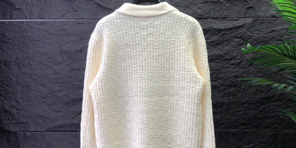 Polo Collar Knit Sweater