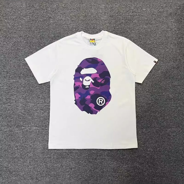 Ape Head Double-Sided Heavy Cotton Couple T-Shirt