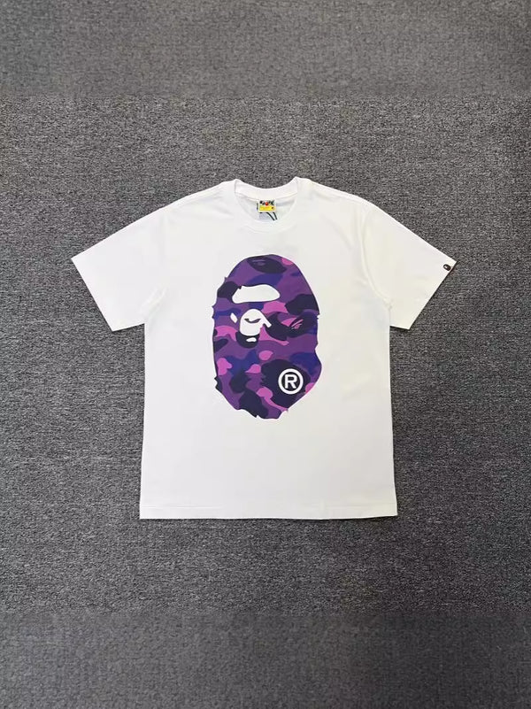 Ape Head Double-Sided Heavy Cotton Couple T-Shirt