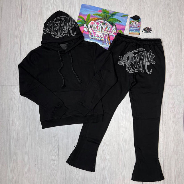 High Quality Syna Hip Hop Foam Print T-Shirt Set