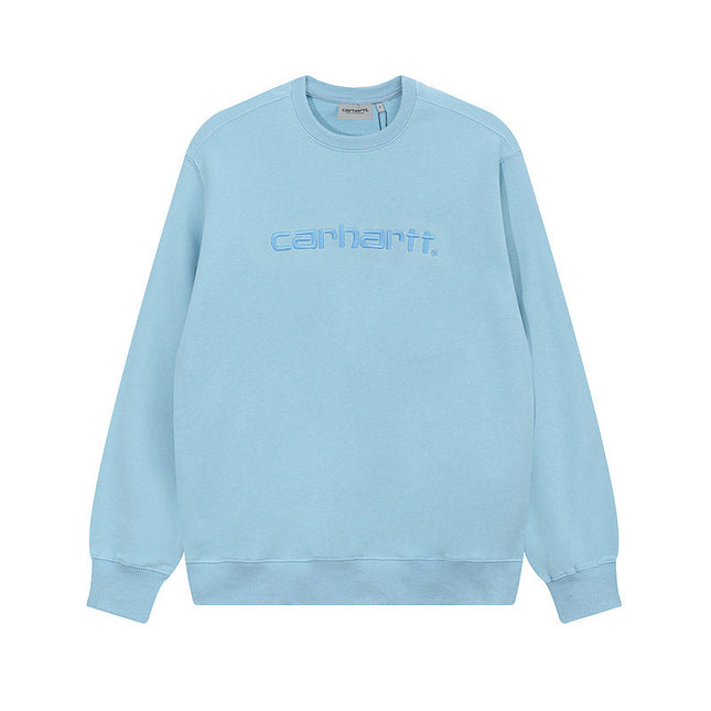 Retro Loose Crew Neck Sweatshirt for Couples