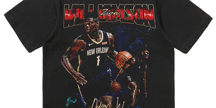 NBA Star Retro T-Shirt - Curry Kobe Morant Rose