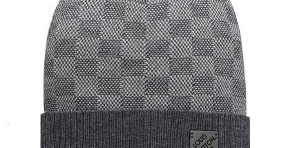 Classic Leather Label Unisex Knitted Beanie